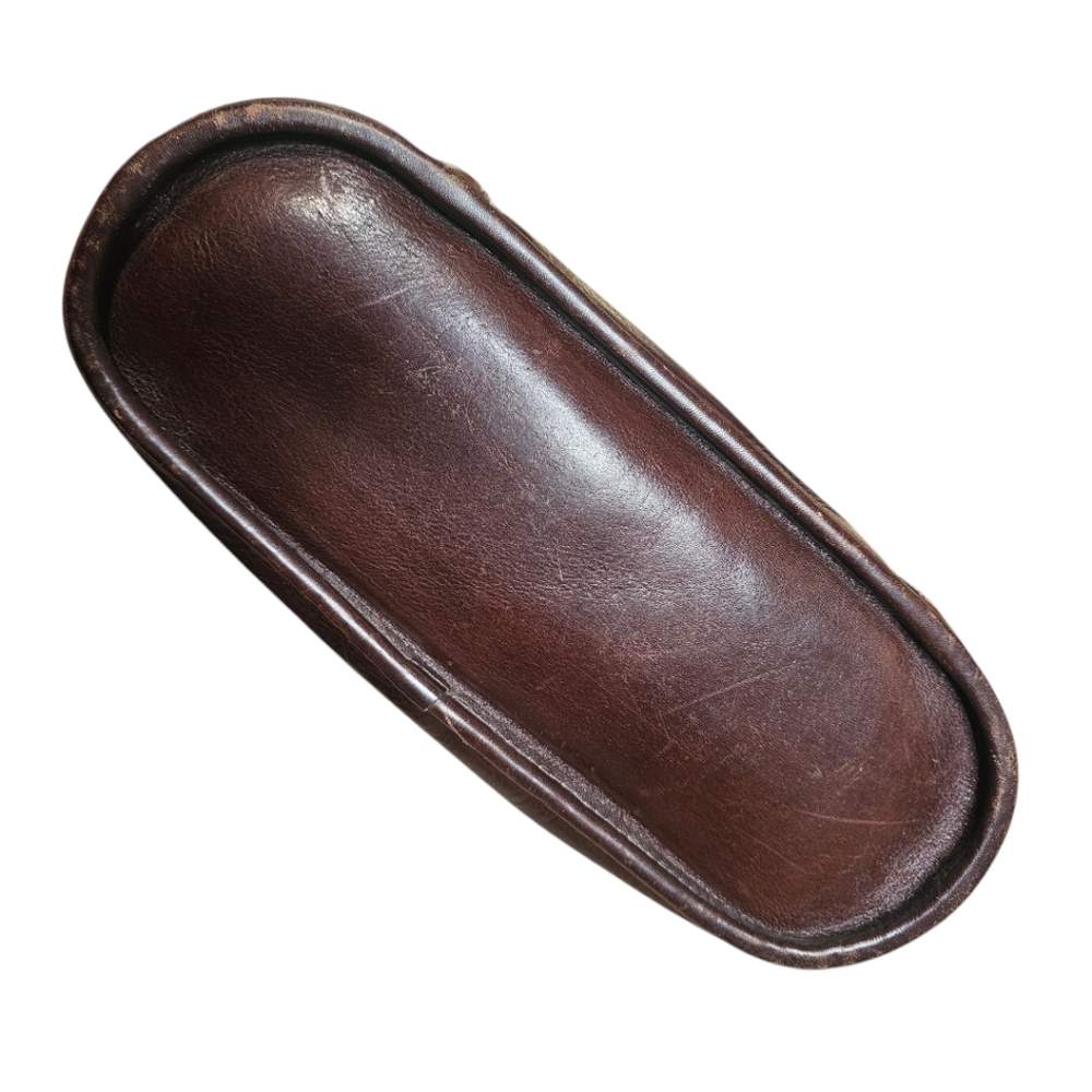 Brighton Vintage Leather Embossed Shoulder Bag - Picture 3 of 7